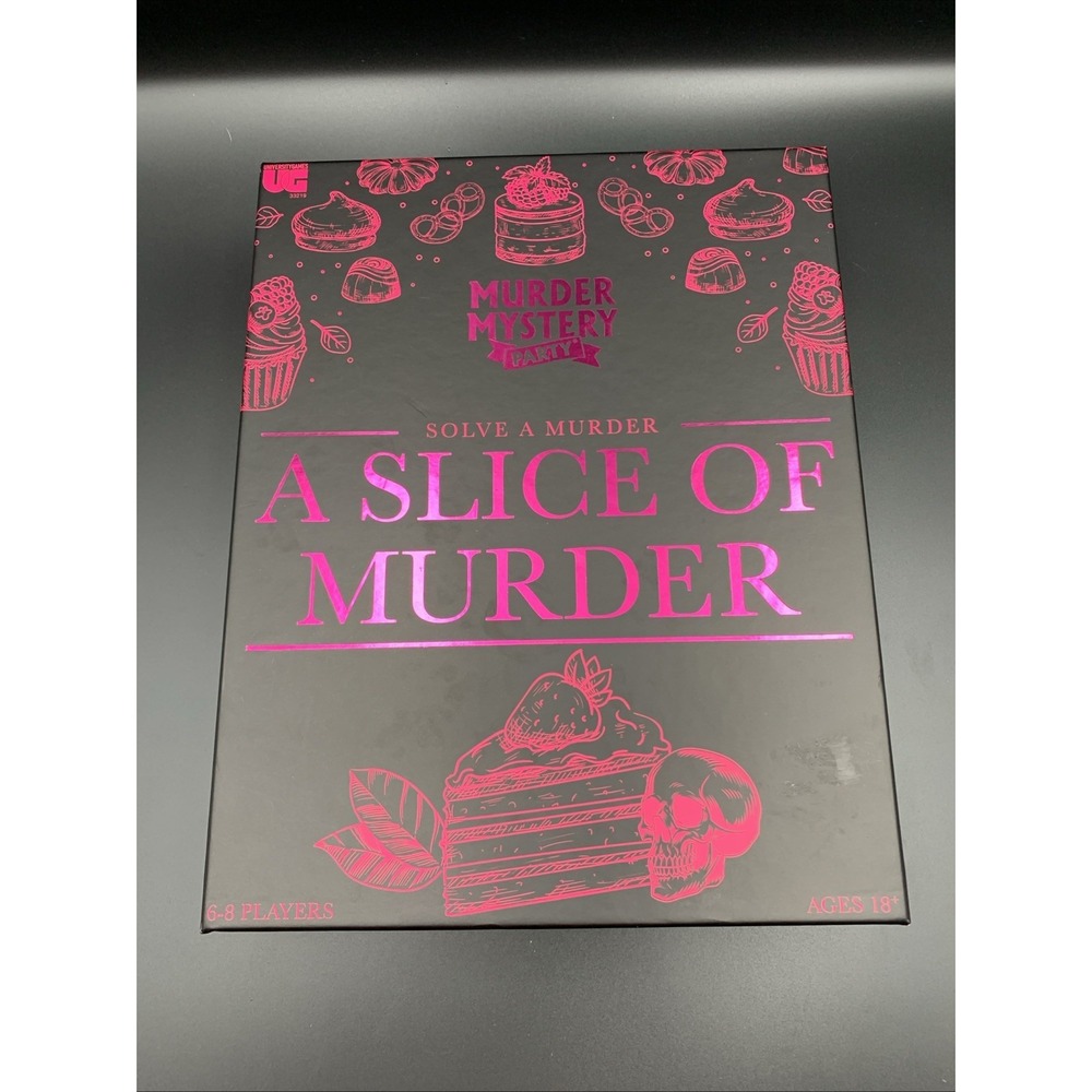 Used - University Games Murder Mystery Party - A Slice of Murder - Ages 18+